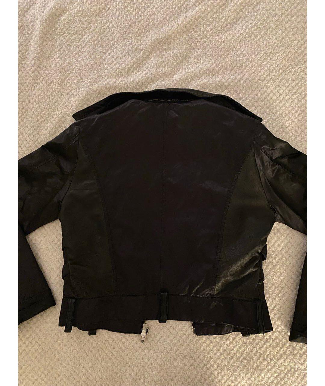 VERSACE Черная хлопковая куртка, фото 4