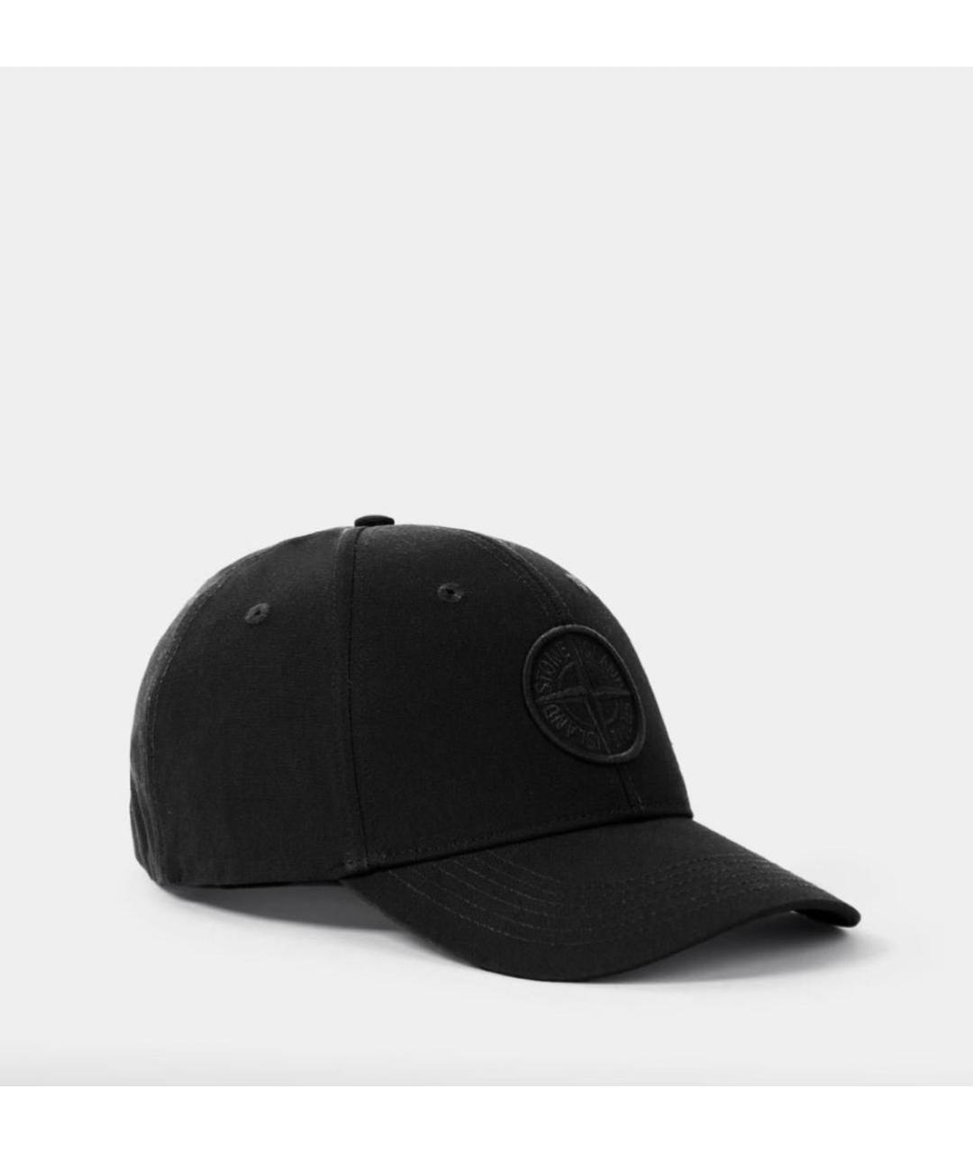 STONE ISLAND Черная хлопковая кепка/бейсболка, фото 7