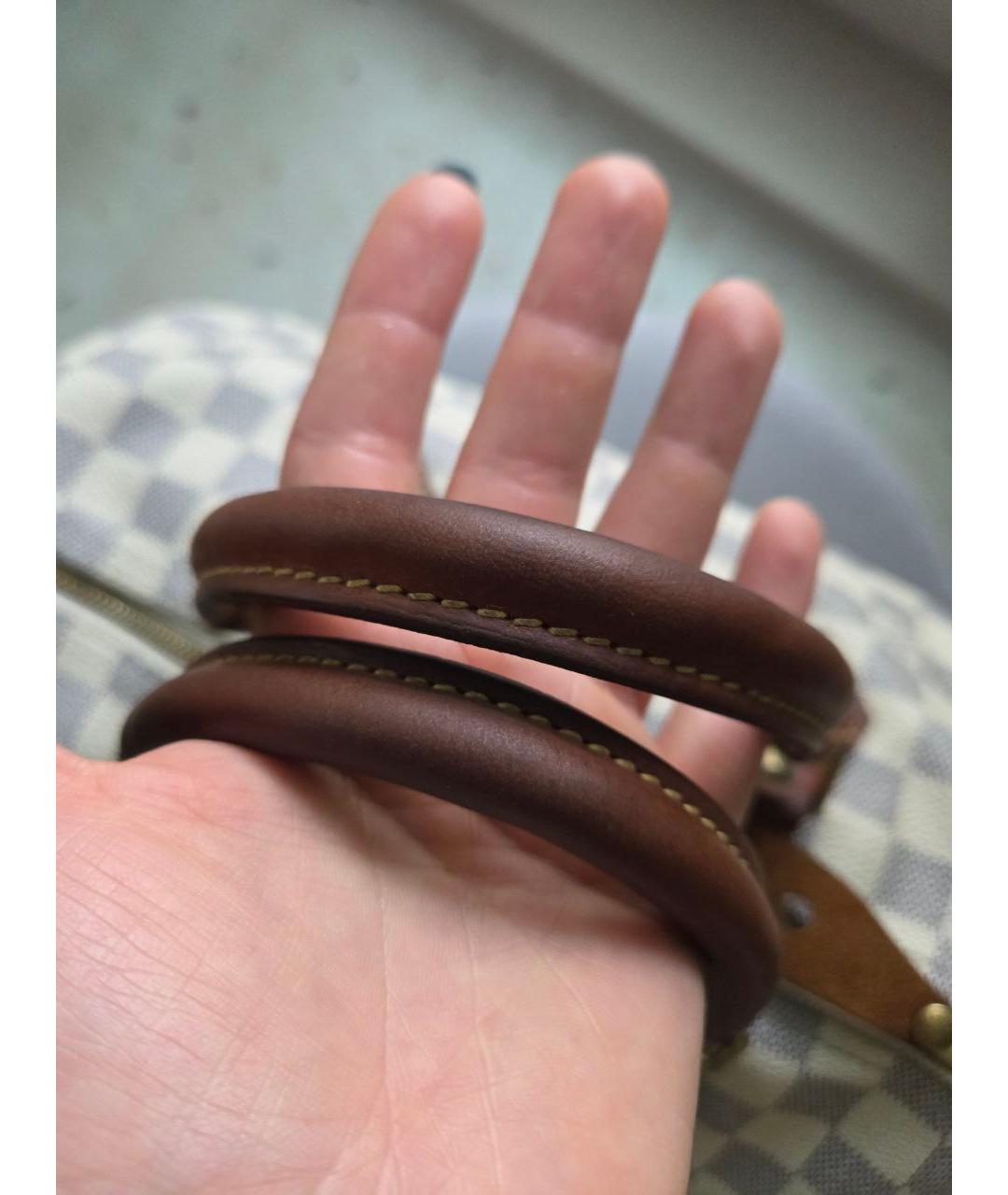 LOUIS VUITTON Бежевая сумка с короткими ручками, фото 5