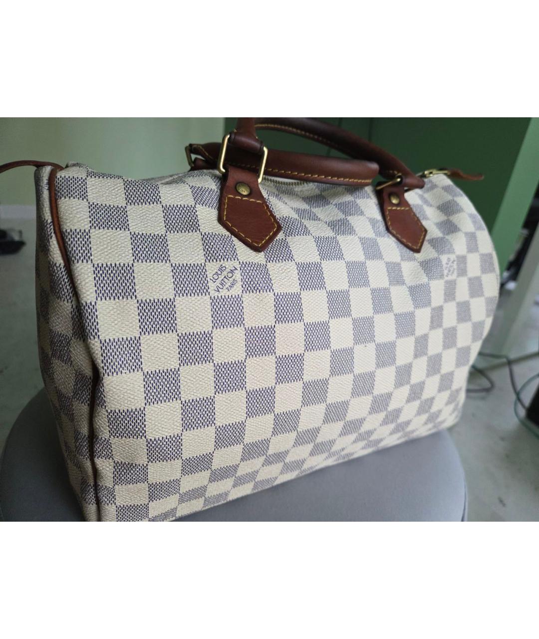 LOUIS VUITTON Бежевая сумка с короткими ручками, фото 8