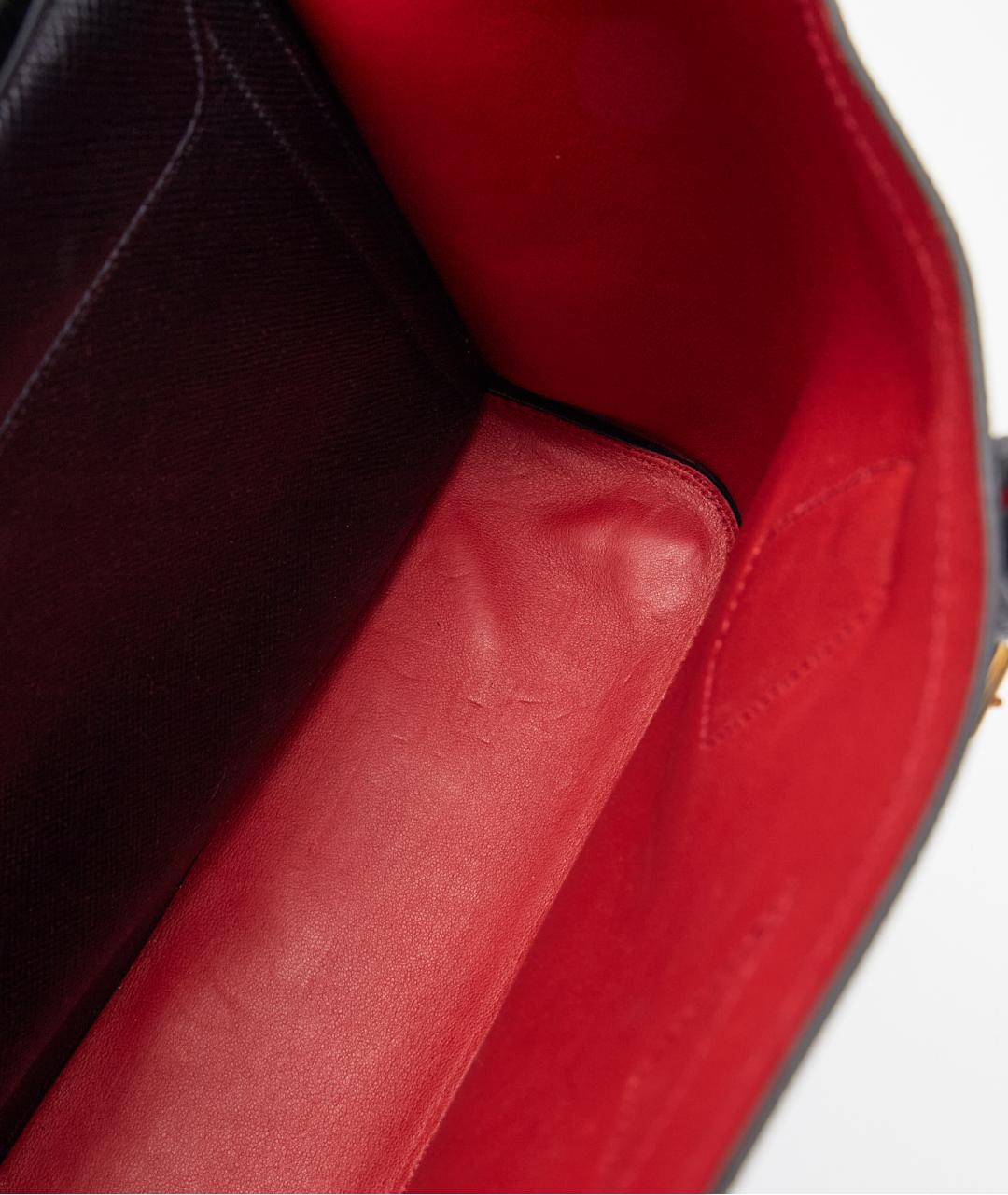 PRADA Черная кожаная сумка тоут, фото 7