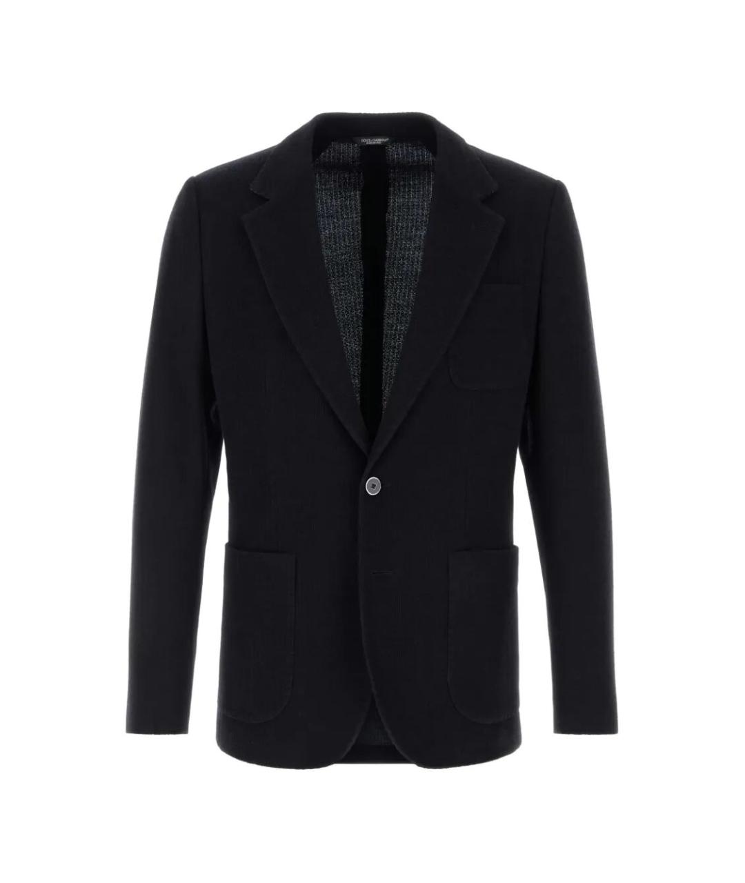 DOLCE&GABBANA Черный шерстяной пиджак, фото 1