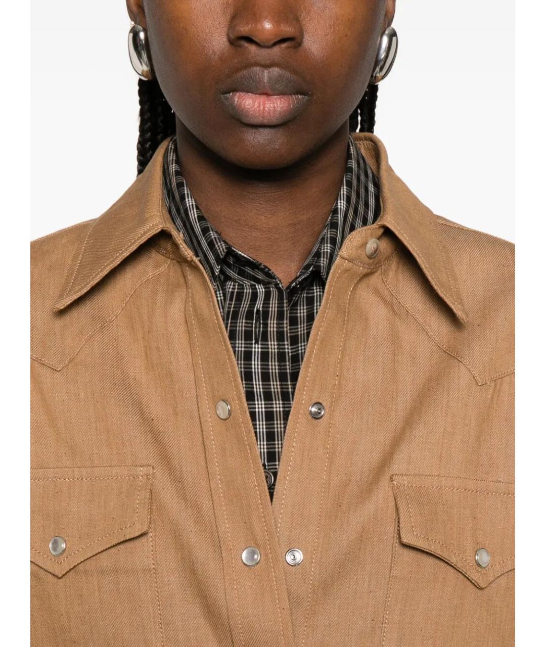 A.P.C. Коричневая хлопковая куртка, фото 5