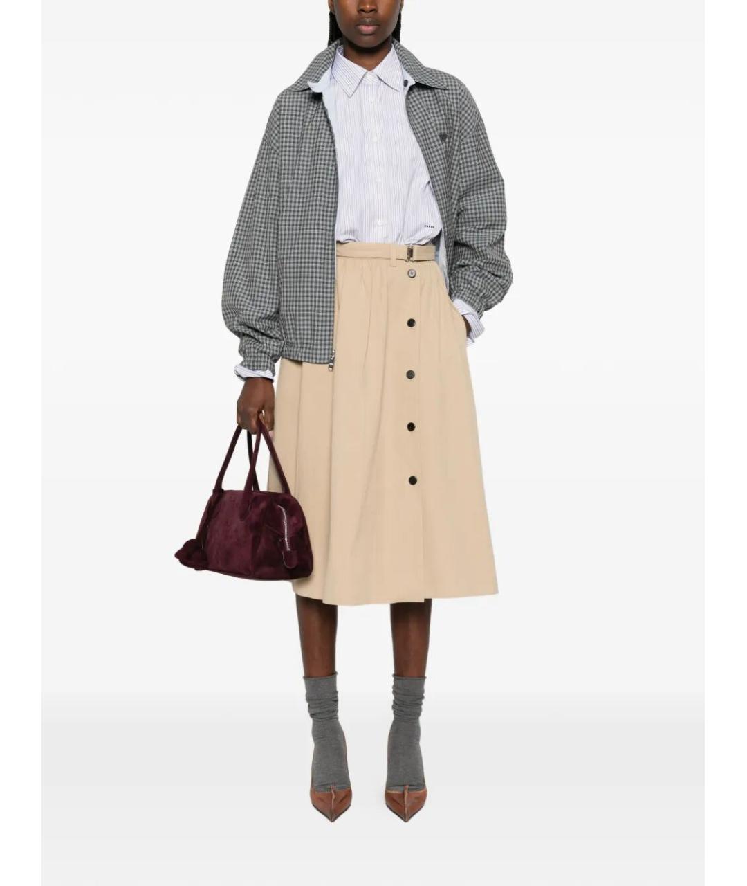 PRADA Голубая хлопковая рубашка, фото 5