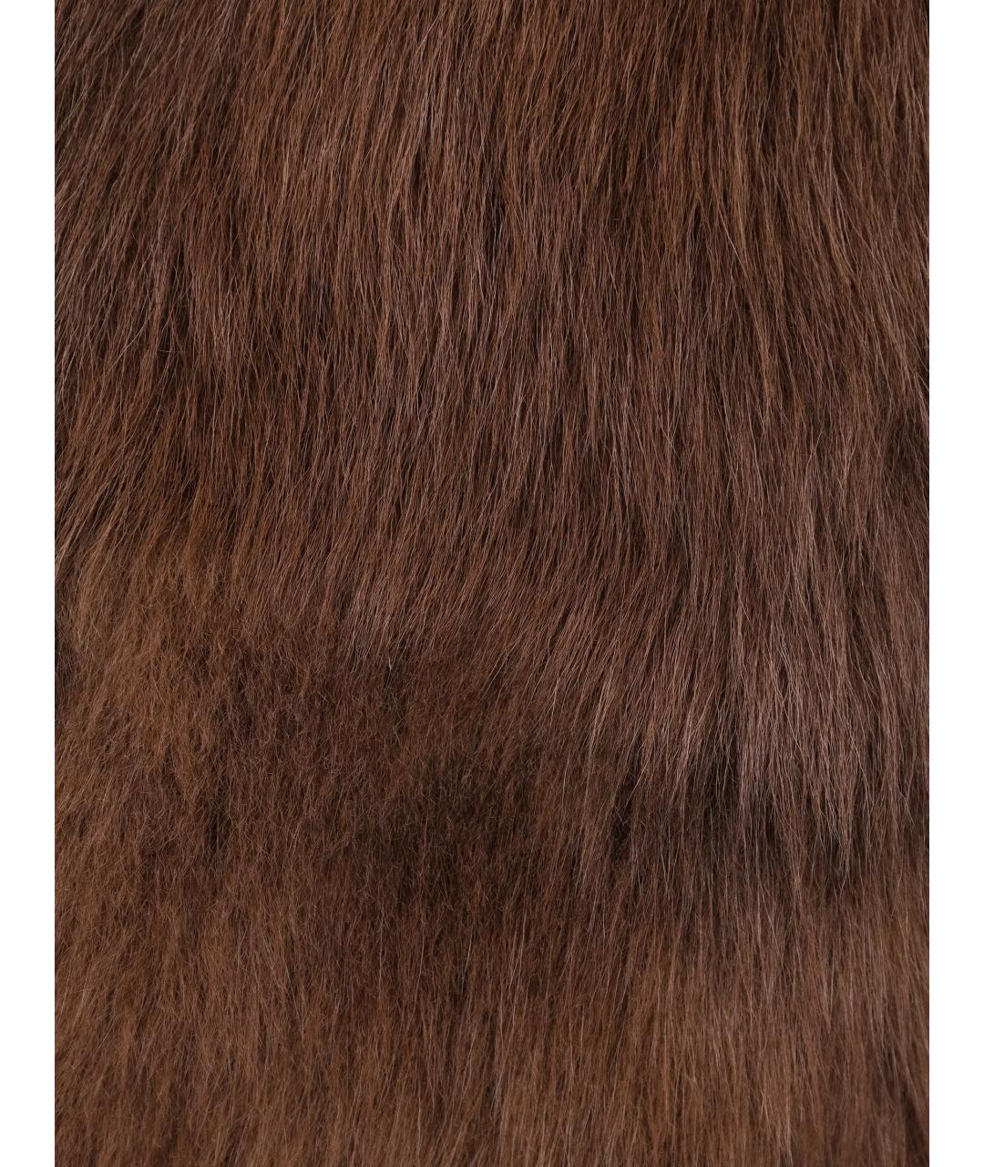 RINDI Коричневая меховая шуба, фото 6