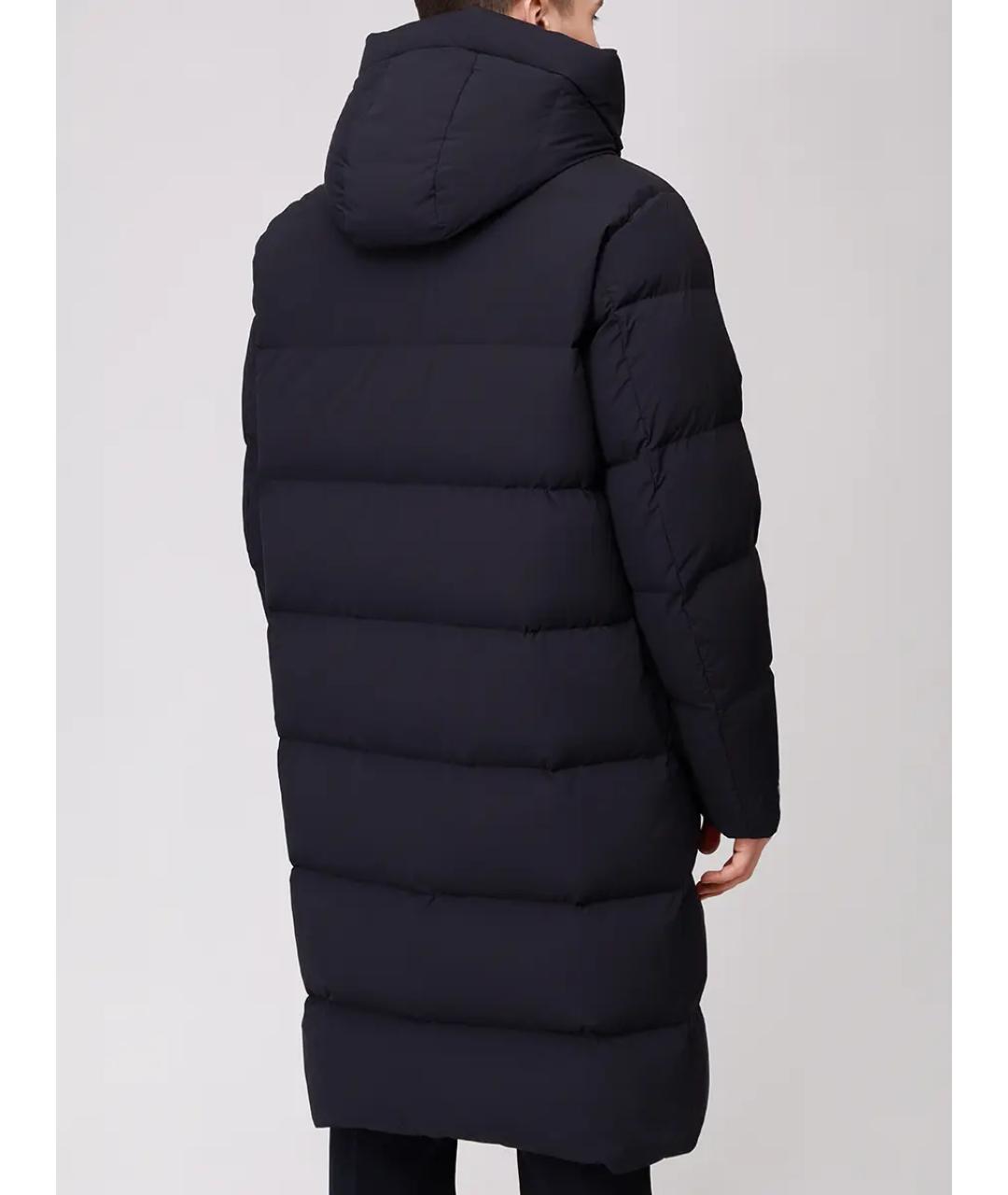 KITON Синий полиамидовый пуховик, фото 3
