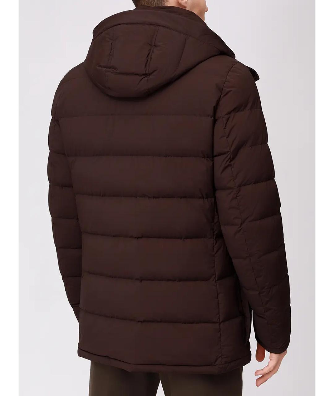 KITON Коричневый пуховик, фото 3