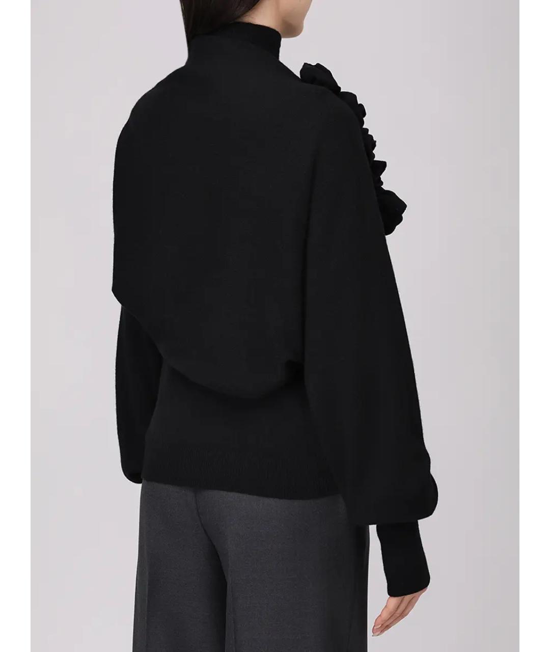 ALBERTA FERRETTI Черный шерстяной кардиган, фото 3