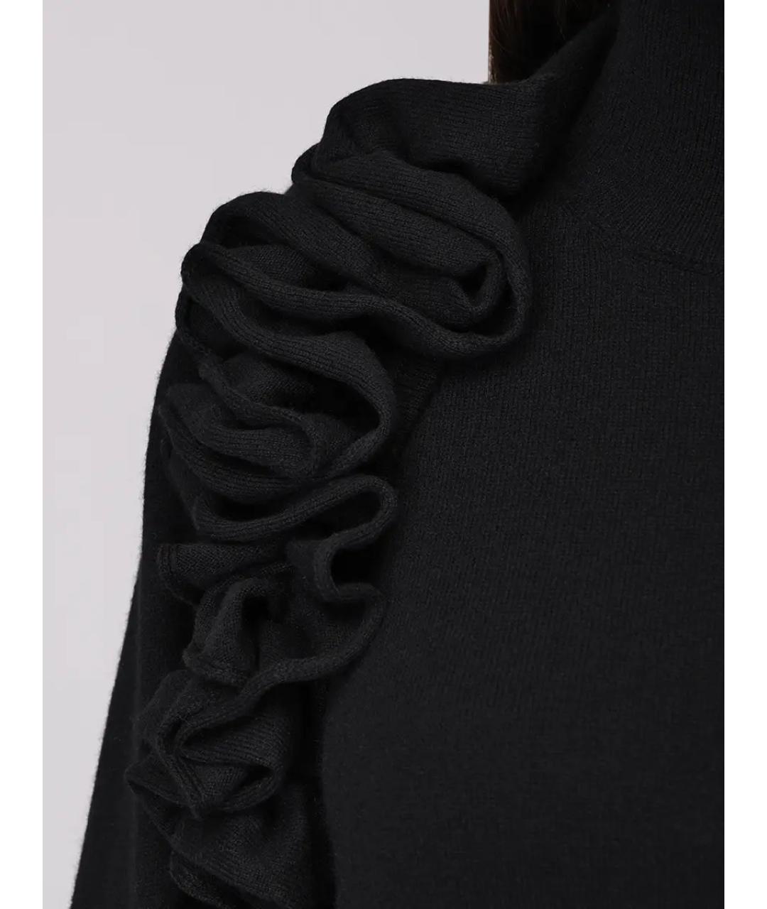 ALBERTA FERRETTI Черный шерстяной кардиган, фото 5