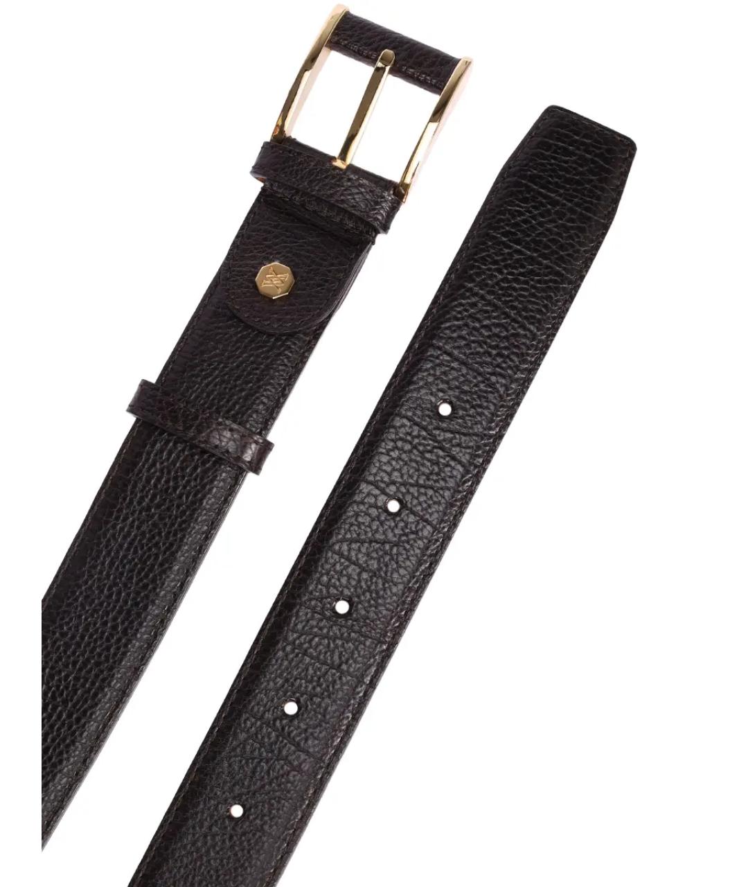 ARTIOLI Коричневый кожаный ремень, фото 3