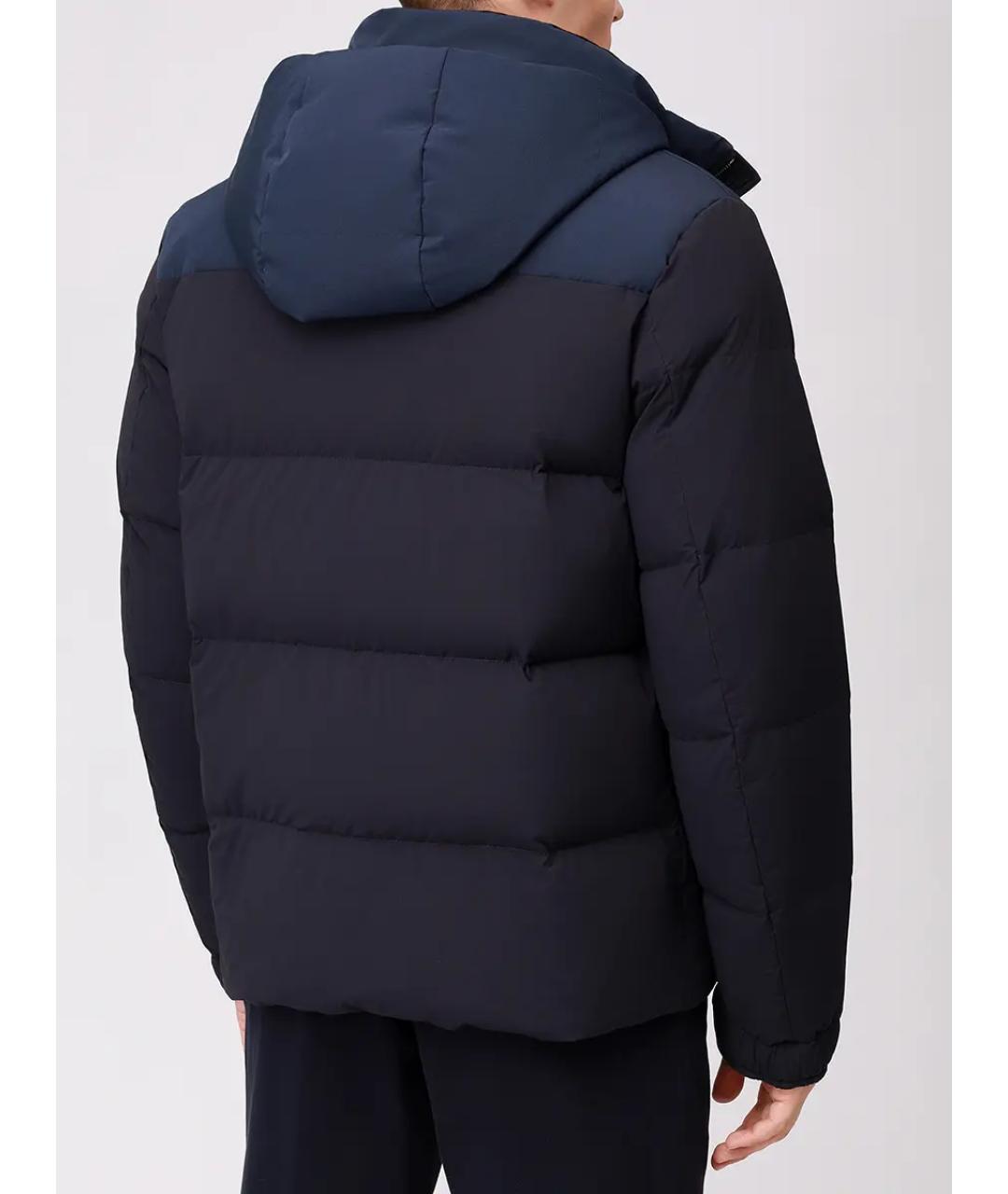 KITON Синий пуховик, фото 3