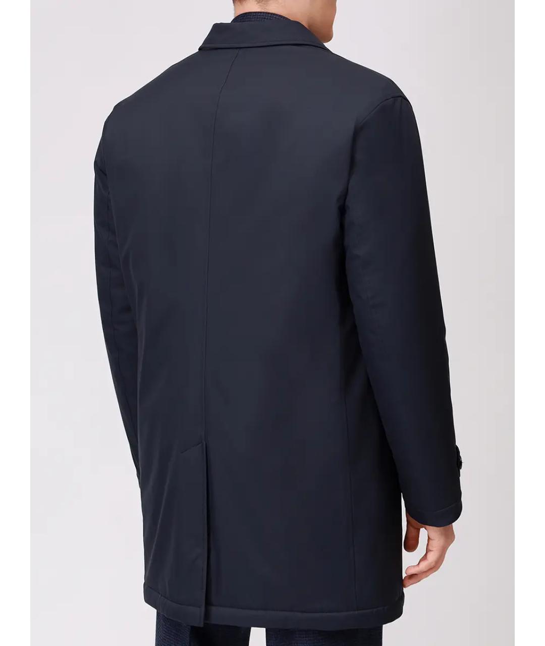 KITON Синий тренч / плащ, фото 3