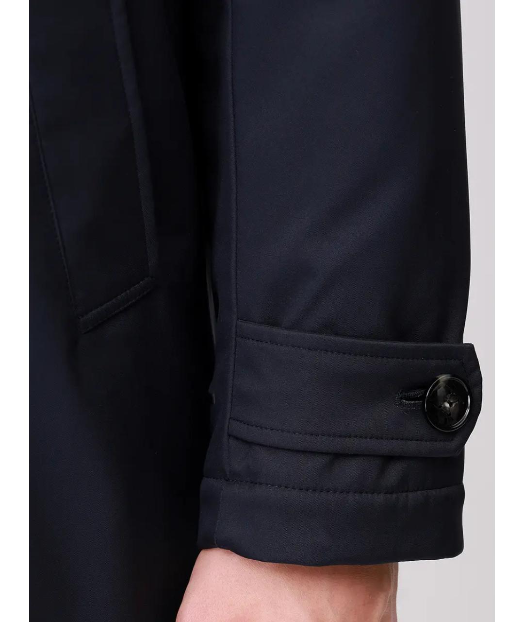 KITON Синий тренч / плащ, фото 5