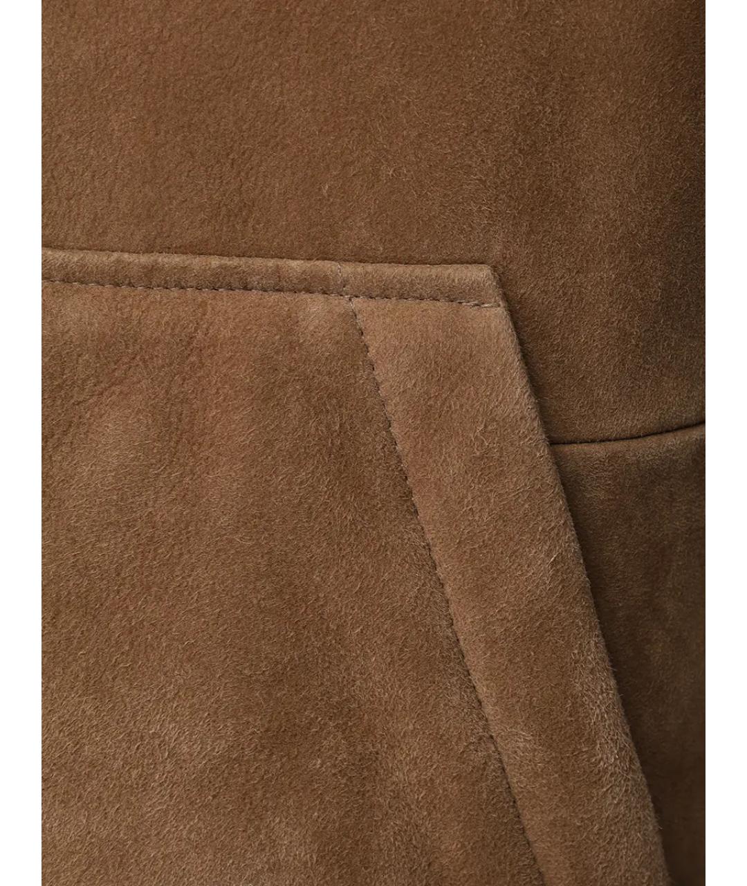 YVES SALOMON Бежевая дубленка/шуба, фото 6