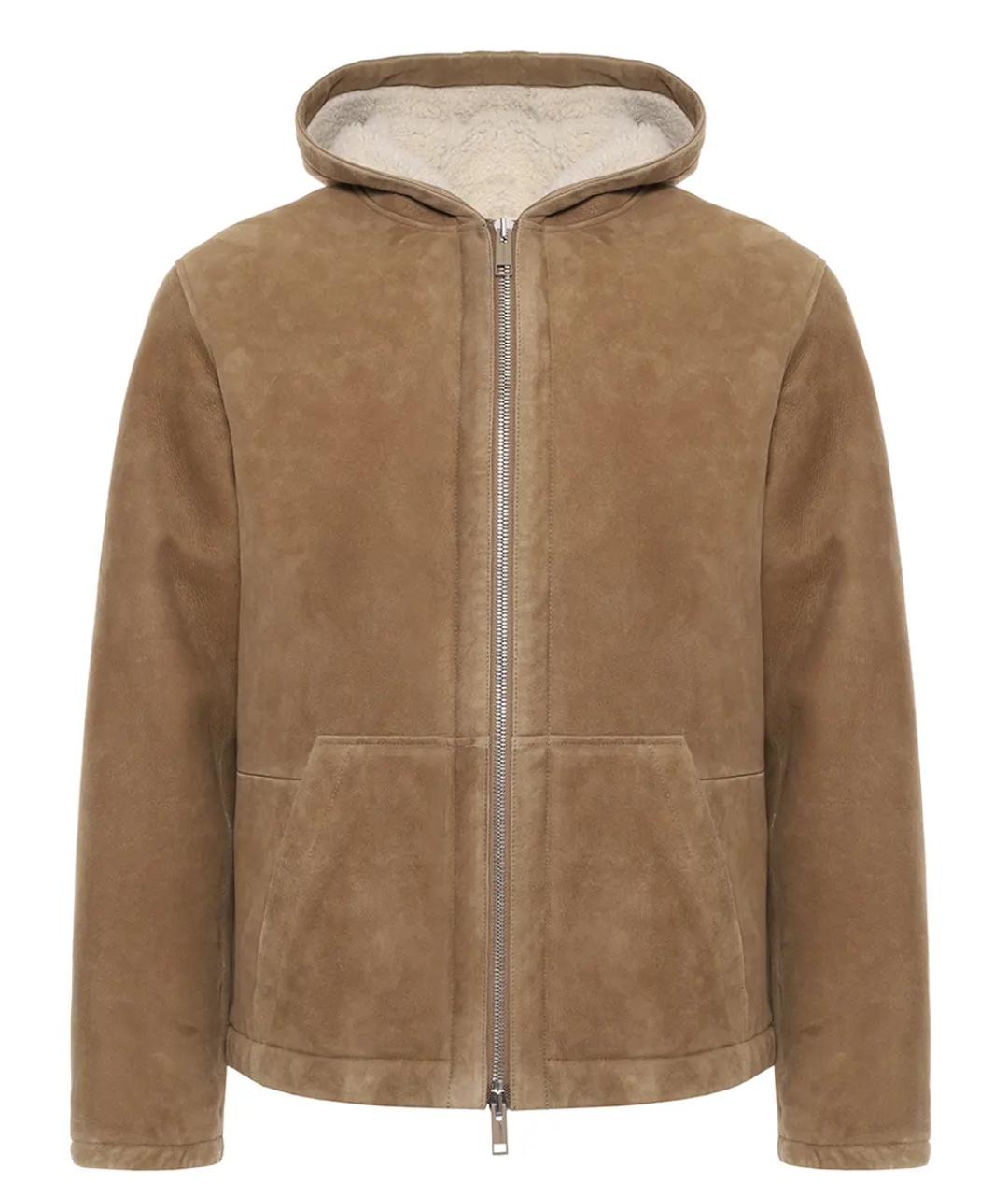 YVES SALOMON Бежевая дубленка/шуба, фото 1