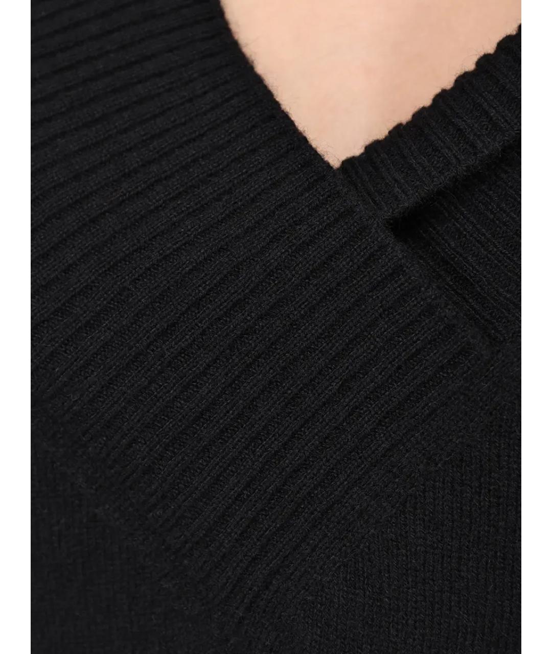 ALBERTA FERRETTI Черный кашемировый джемпер / свитер, фото 6