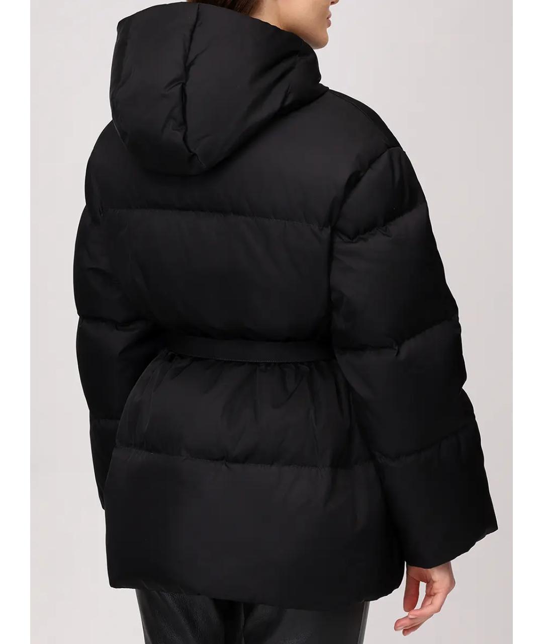PRADA Черный полиамидовый пуховик, фото 3