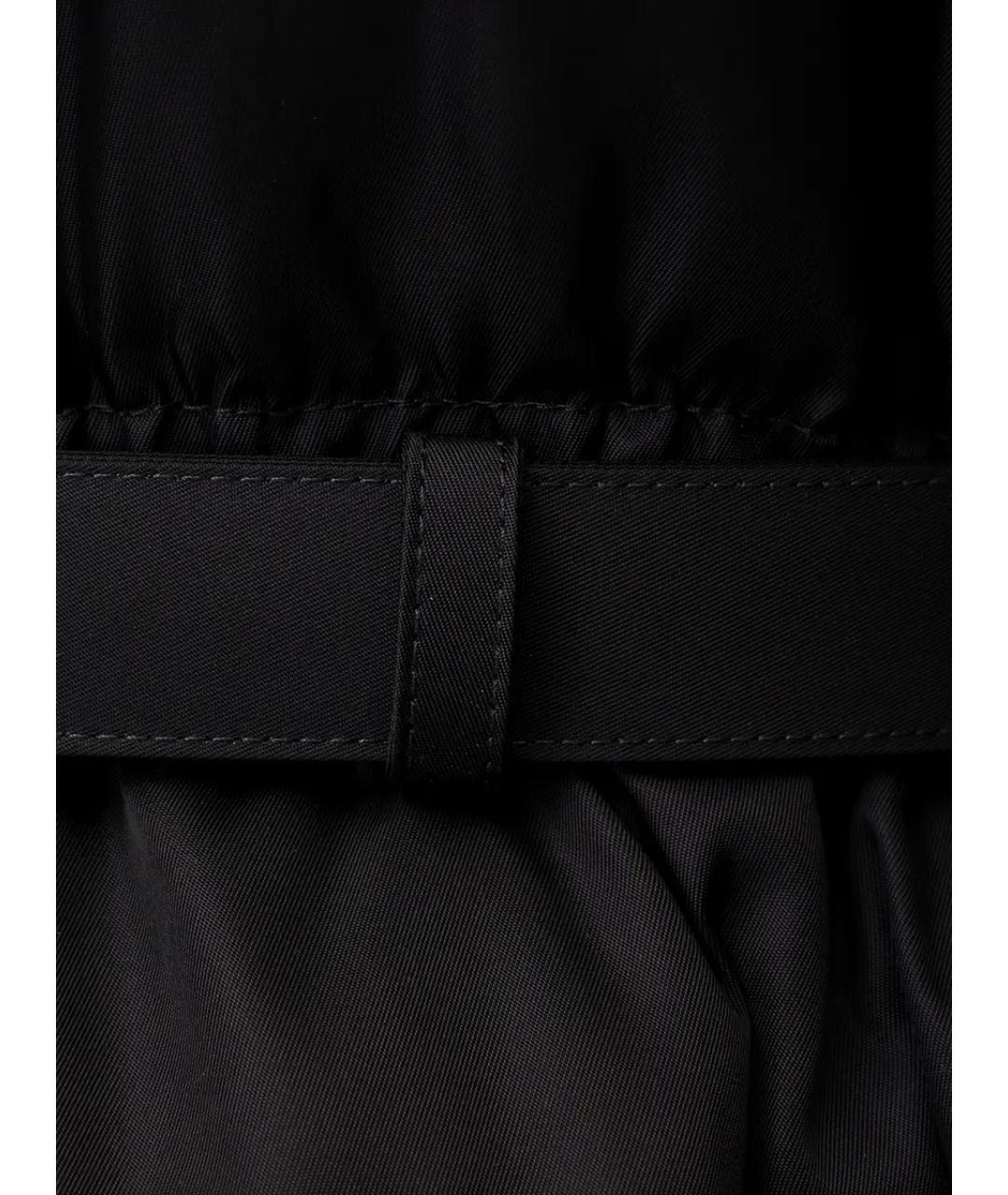 PRADA Черный полиамидовый пуховик, фото 6