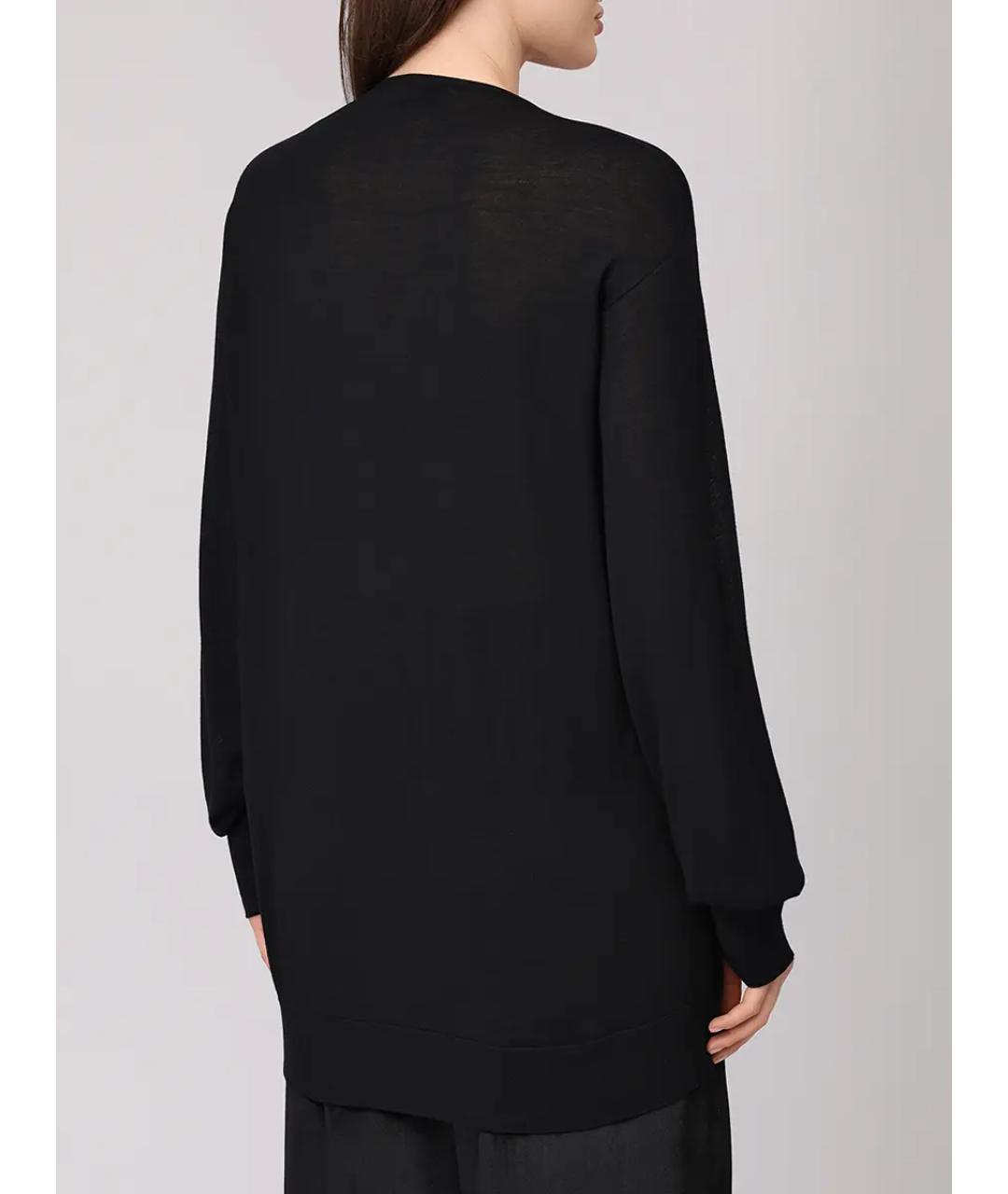 ALBERTA FERRETTI Черный шерстяной джемпер / свитер, фото 3