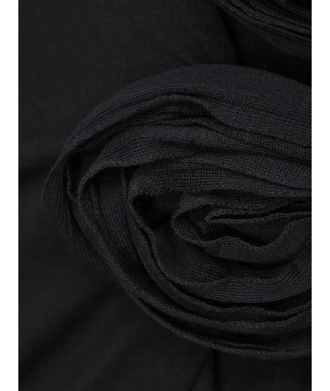 ALBERTA FERRETTI Черный шерстяной джемпер / свитер, фото 6