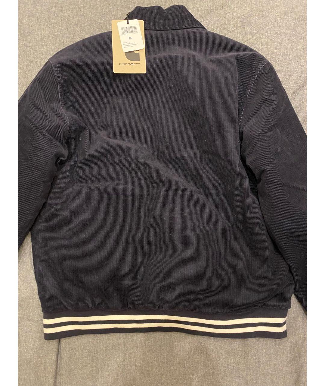 CARHARTT WIP Темно-синяя велюровая куртка, фото 2