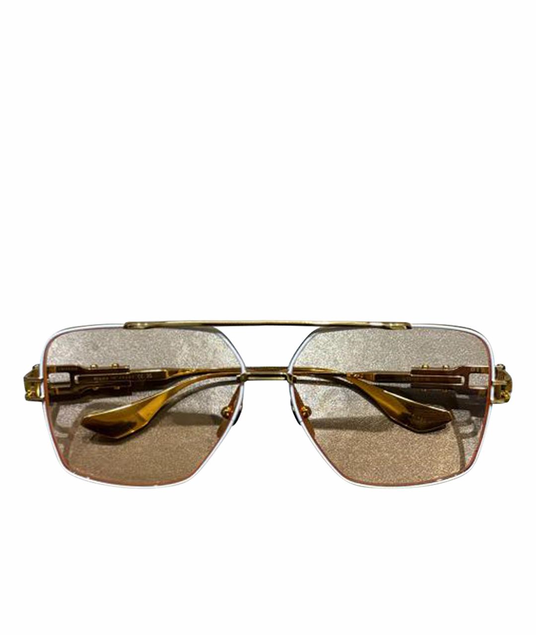 DITA Золотые металлические солнцезащитные очки, фото 1