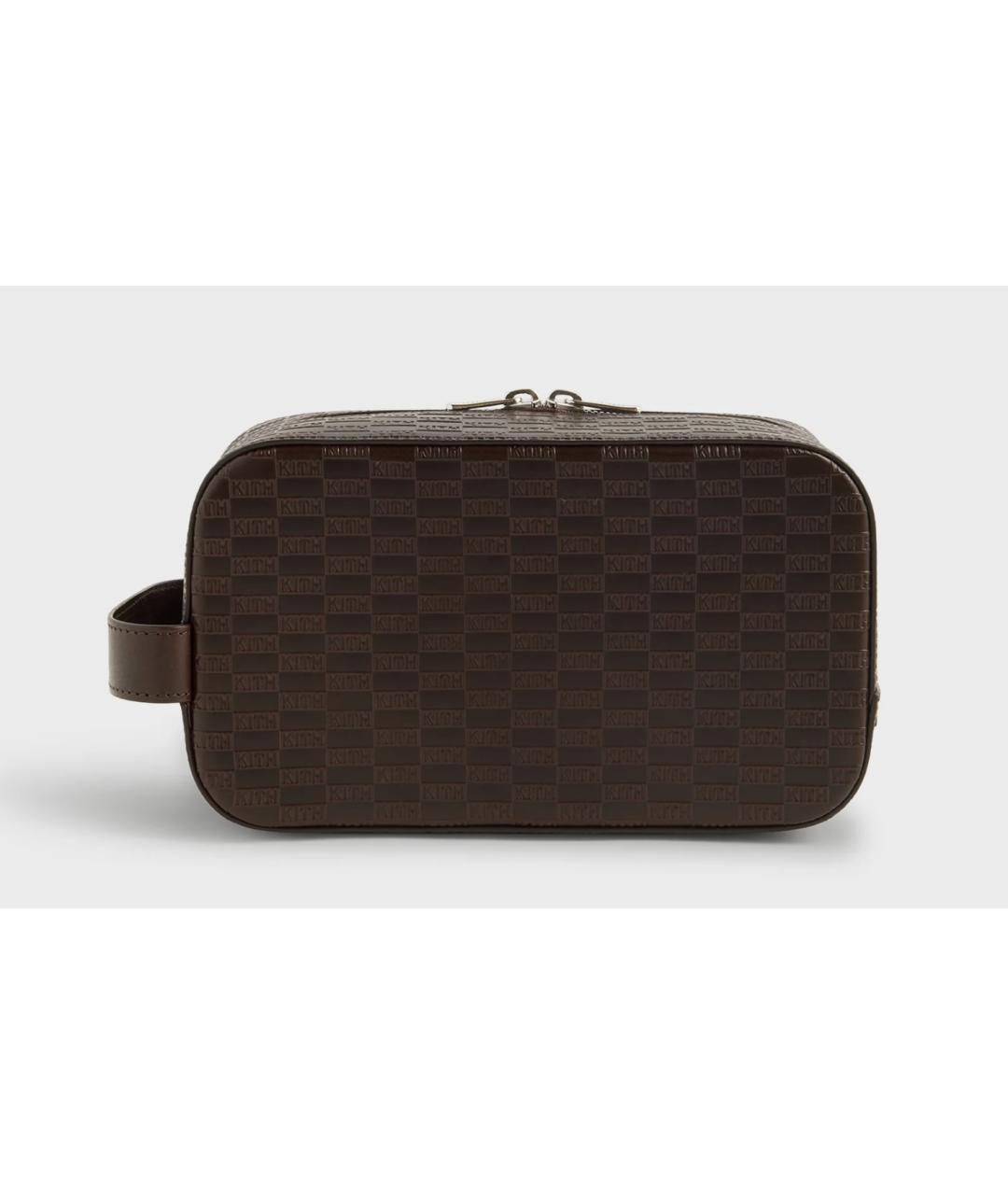 KITH Коричневая кожаная барсетка, фото 4