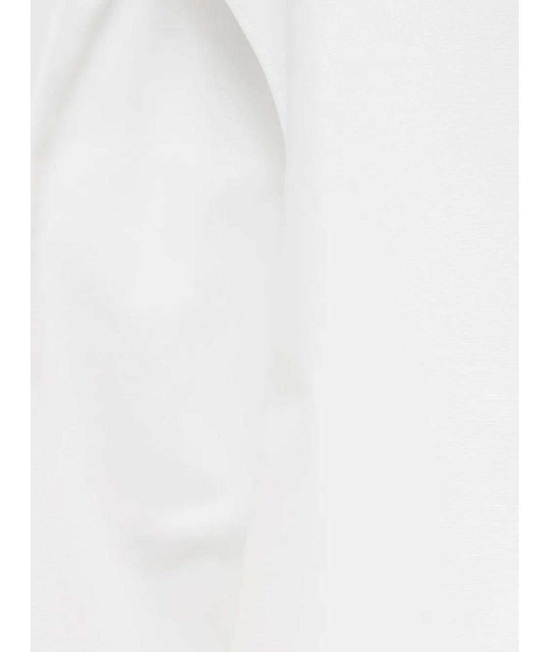 JACQUEMUS Белое хлопковое коктейльное платье, фото 3