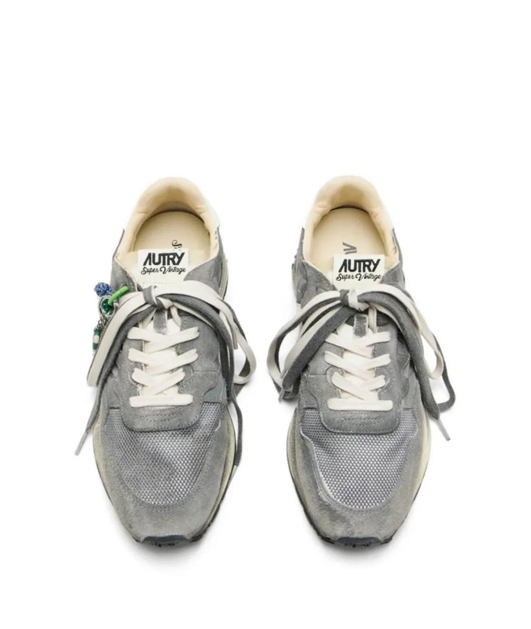 AUTRY Хаки замшевые кроссовки, фото 2