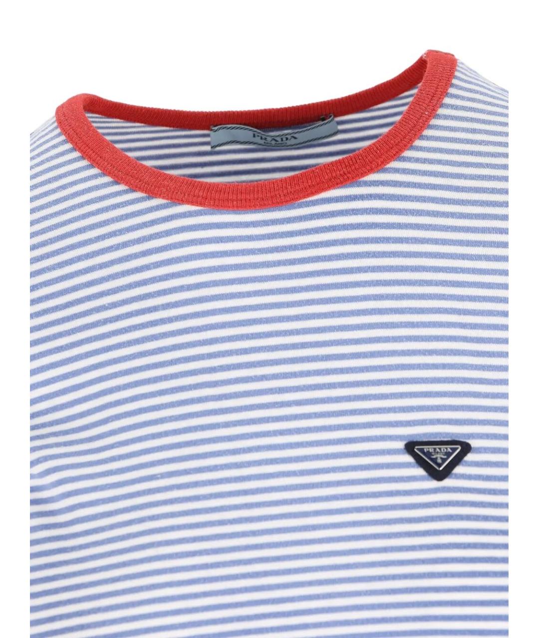 PRADA Хлопковая футболка, фото 4