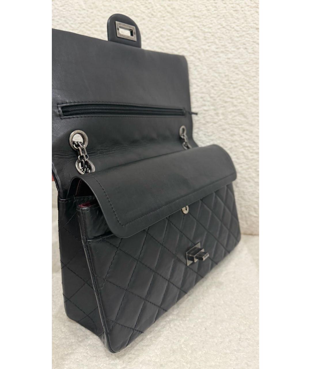 CHANEL Черная кожаная сумка через плечо, фото 4