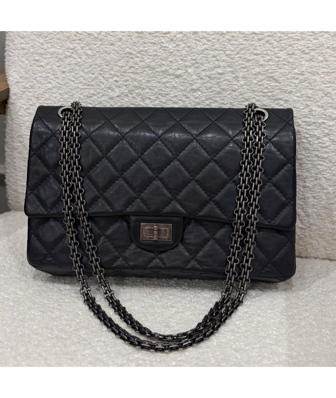 CHANEL Черная кожаная сумка через плечо, фото 2