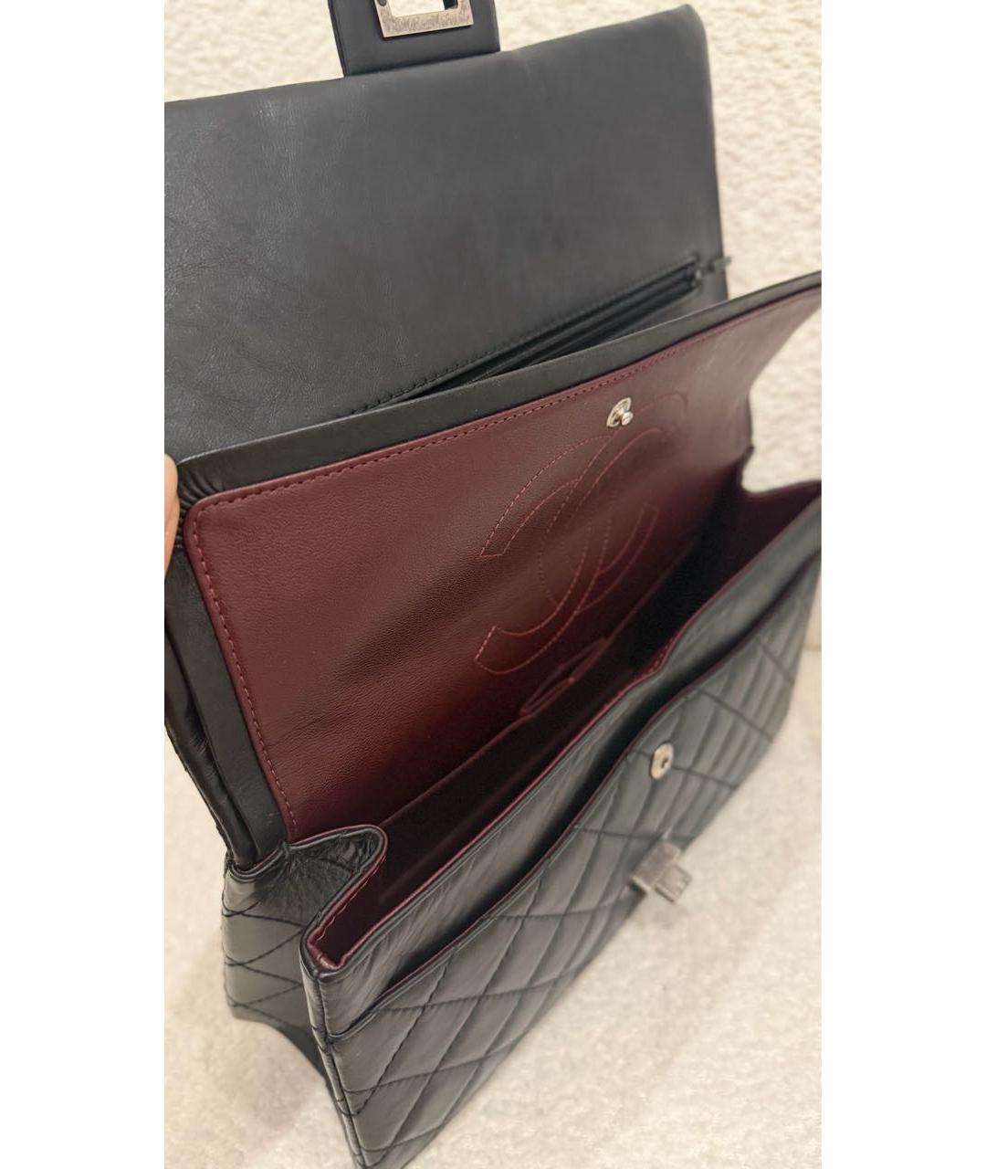 CHANEL Черная кожаная сумка через плечо, фото 3