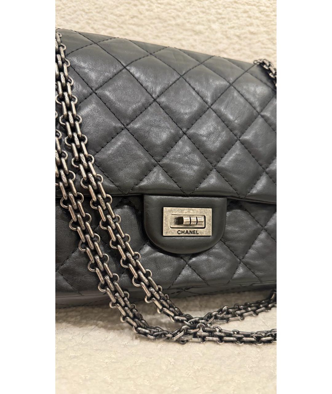 CHANEL Черная кожаная сумка через плечо, фото 5