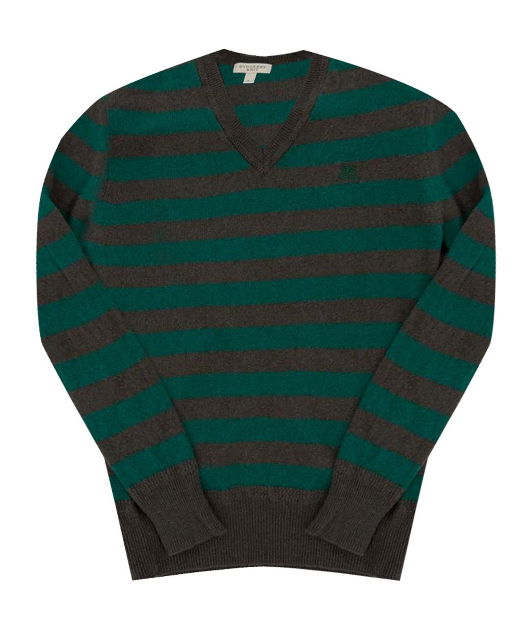 BURBERRY Мульти кашемировый джемпер / свитер, фото 1