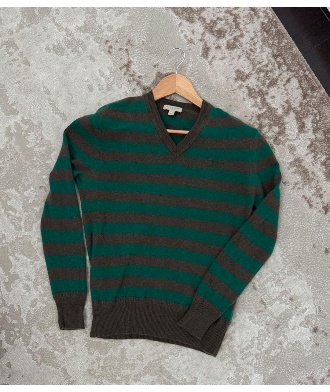 BURBERRY Мульти кашемировый джемпер / свитер, фото 5