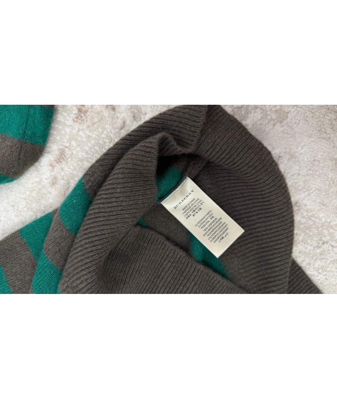 BURBERRY Мульти кашемировый джемпер / свитер, фото 4