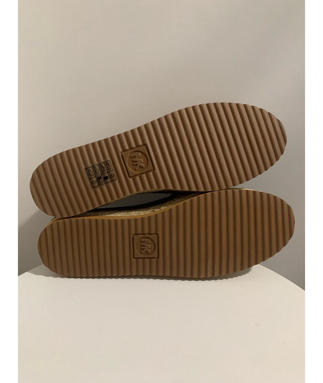 MICHAEL KORS Коричневые замшевые мокасины, фото 6