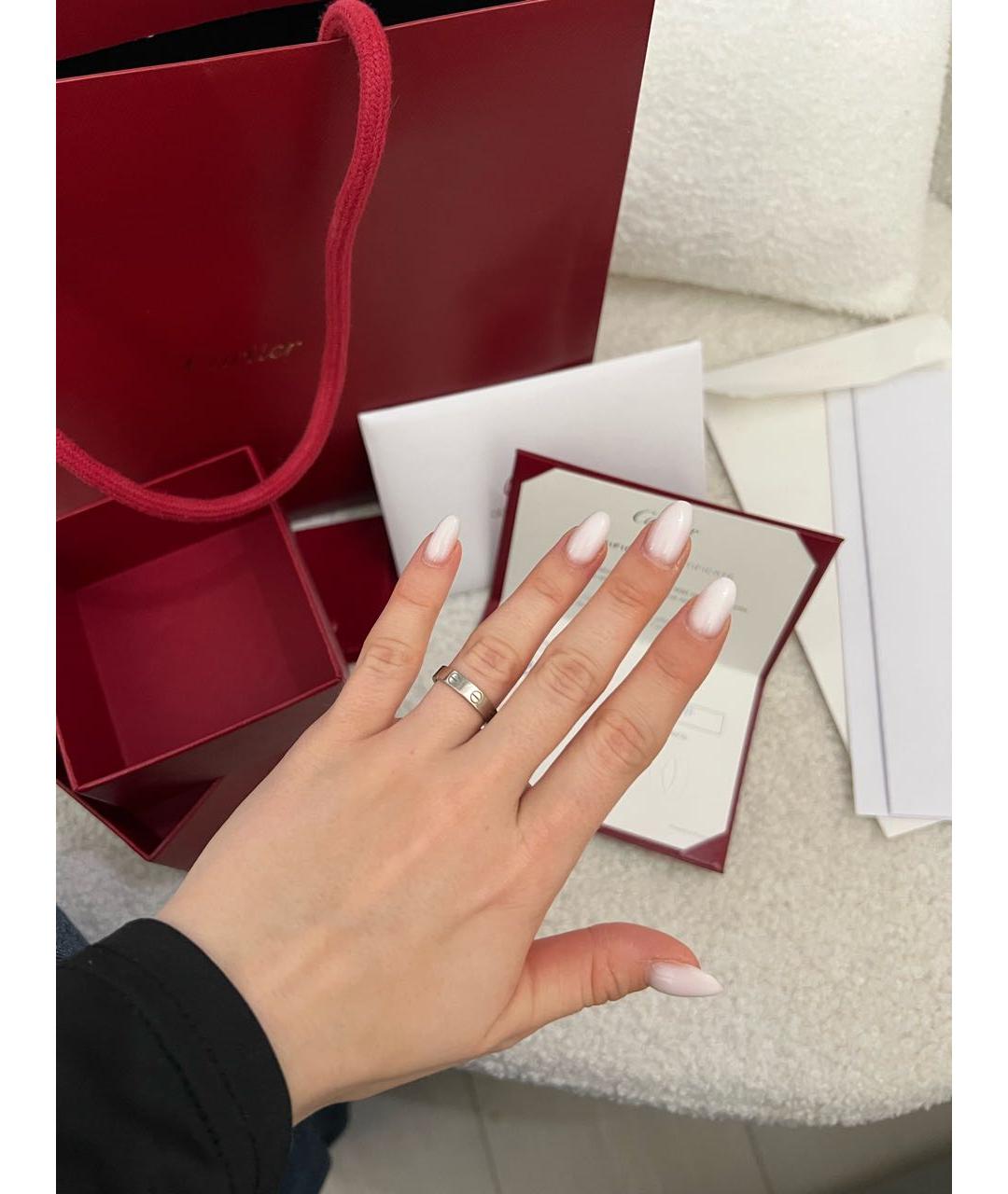 CARTIER Серебряное кольцо из белого золота, фото 3