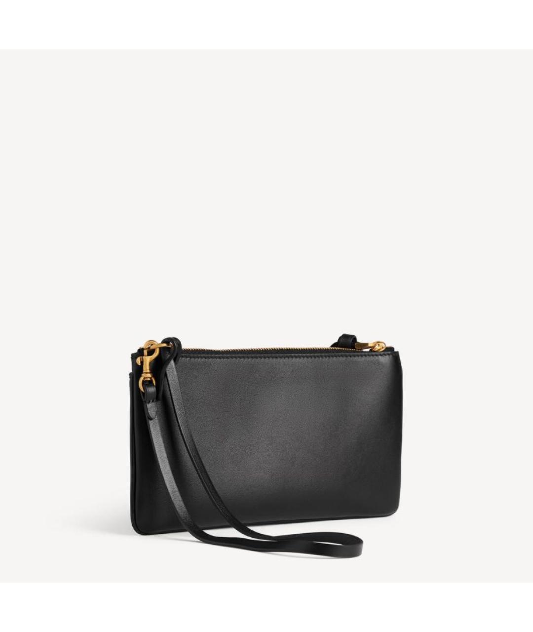 BALENCIAGA Черная кожаная сумка с короткими ручками, фото 3