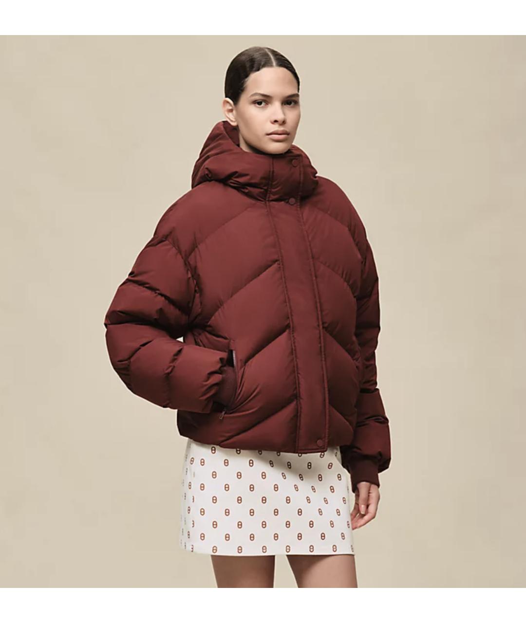 HERMES Красная полиэстеровая куртка, фото 2