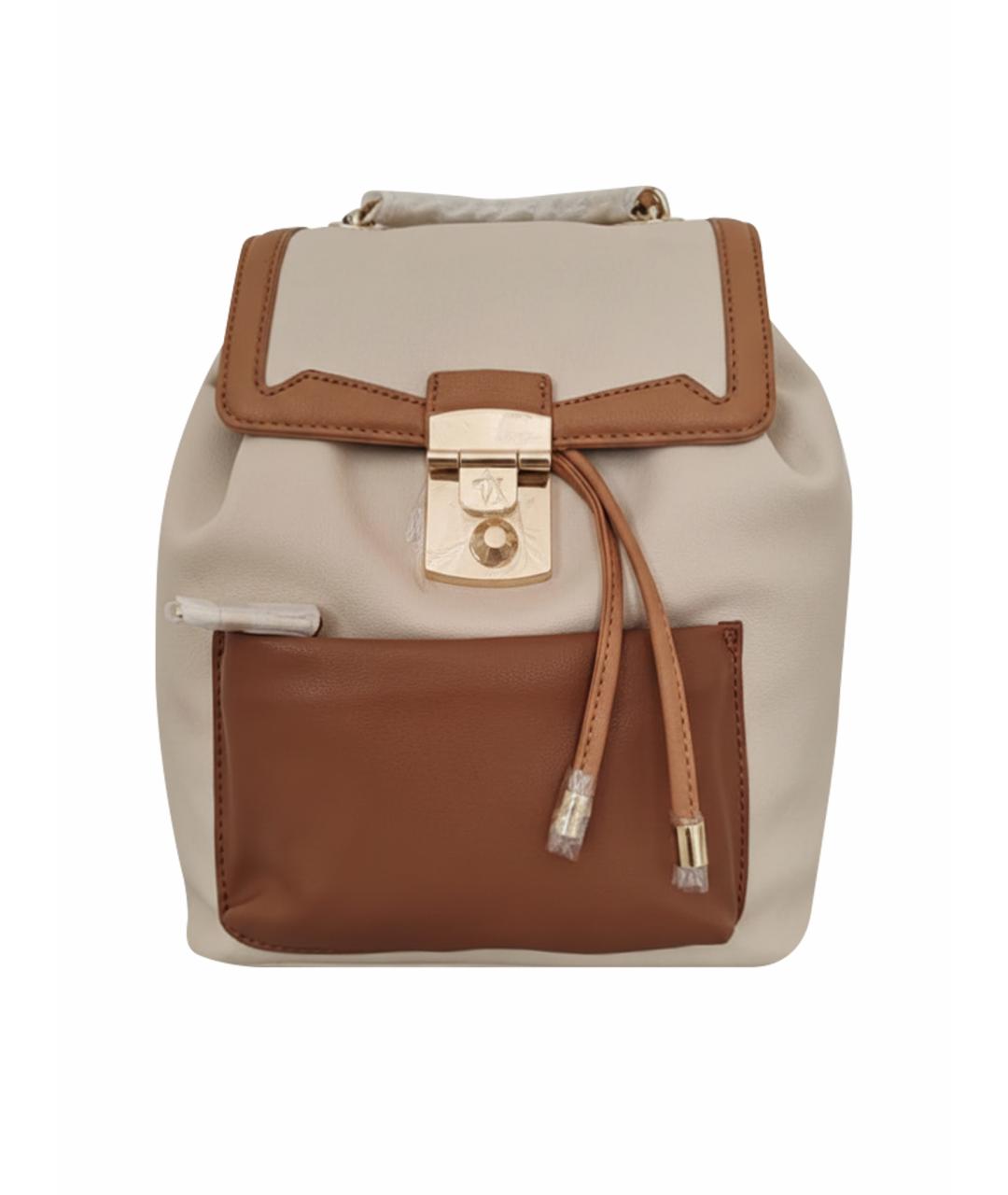 TRUSSARDI JEANS Бежевый рюкзак, фото 1