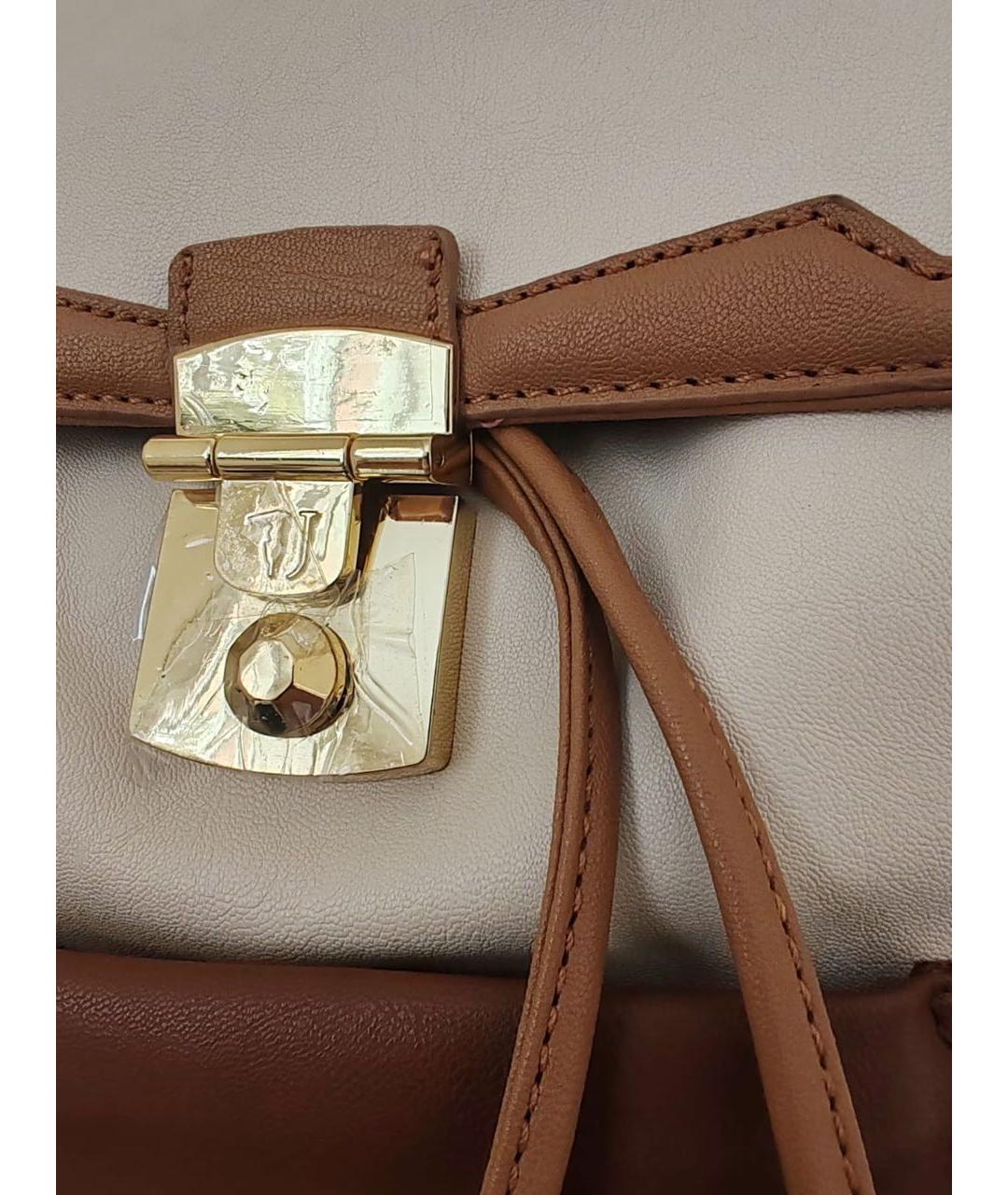 TRUSSARDI JEANS Бежевый рюкзак, фото 4