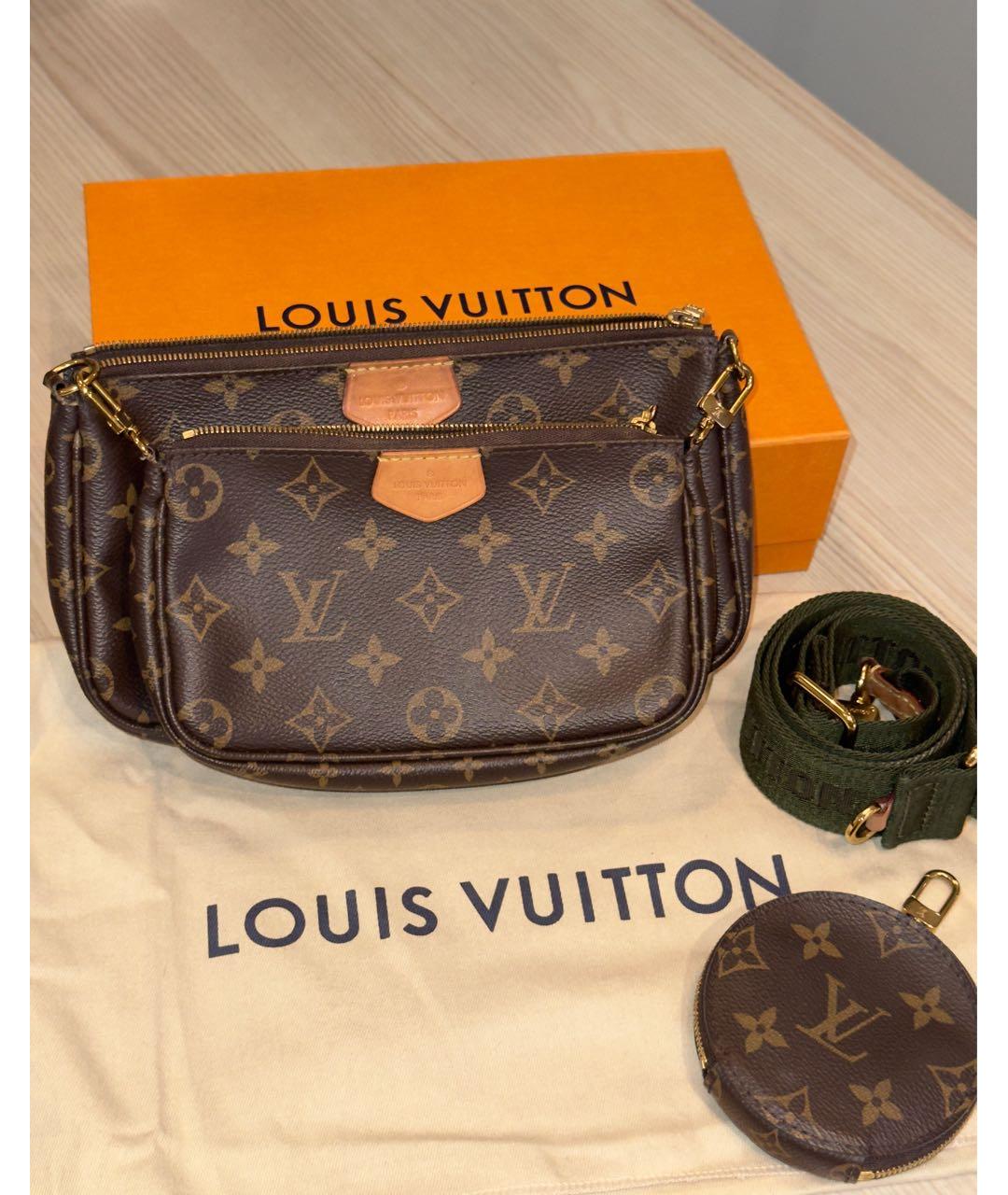 LOUIS VUITTON Коричневая сумка через плечо, фото 8