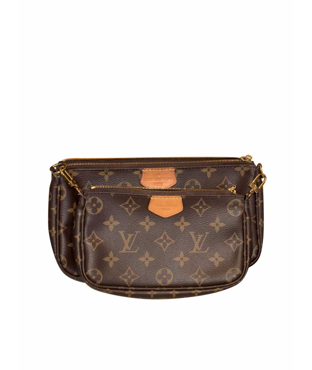 LOUIS VUITTON Коричневая сумка через плечо, фото 1