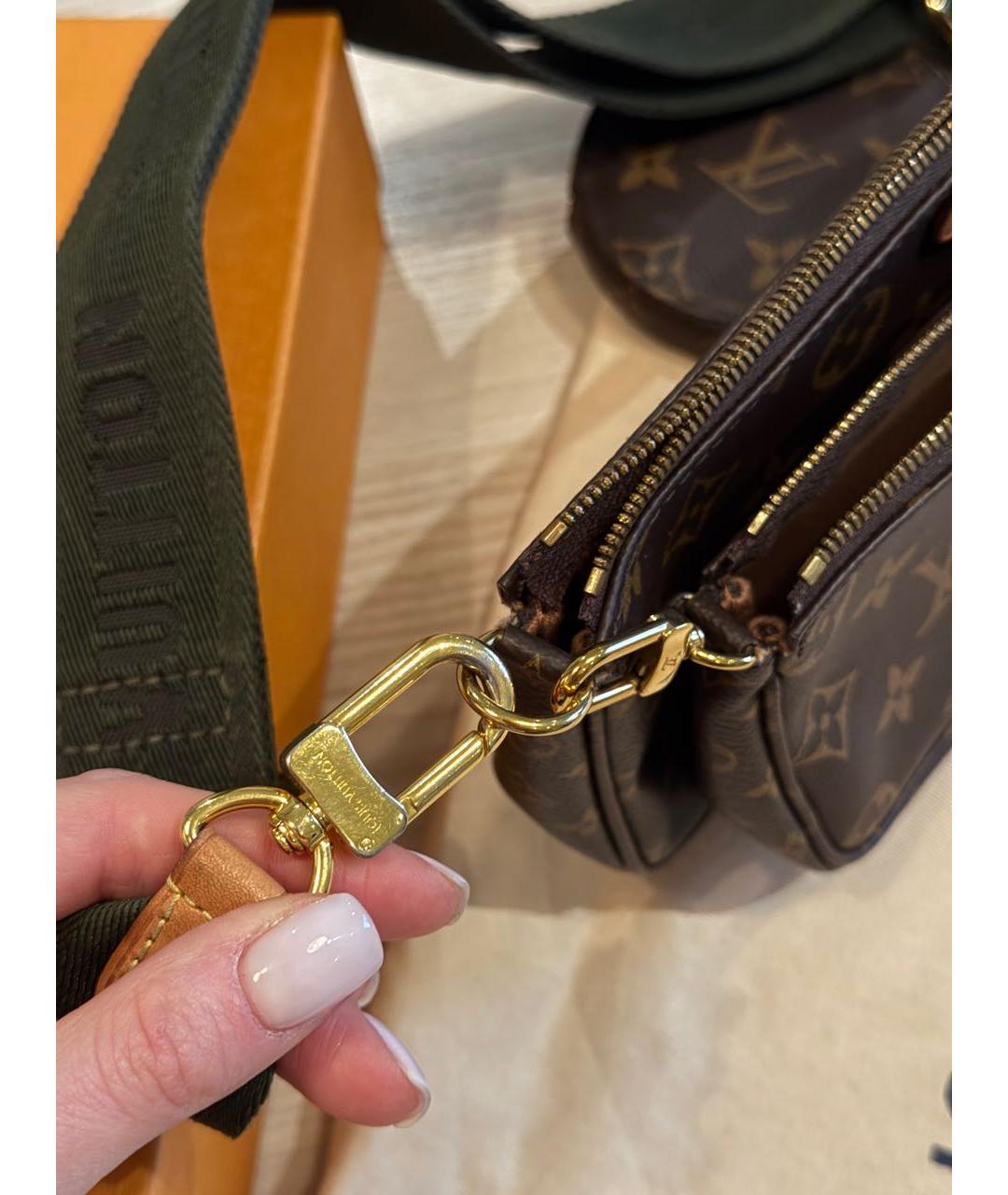 LOUIS VUITTON Коричневая сумка через плечо, фото 7