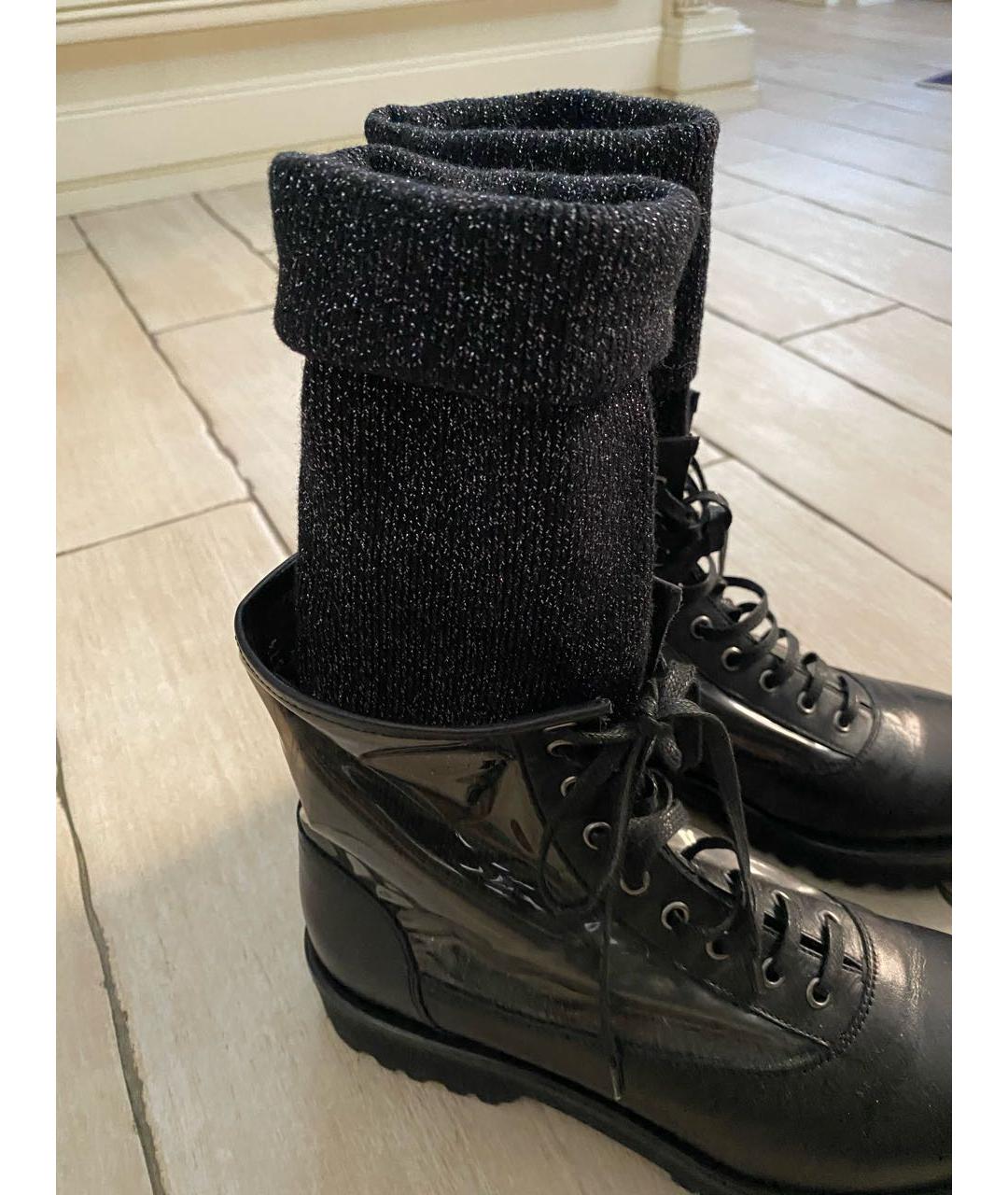 FABIANA FILIPPI Черные кожаные ботинки, фото 7