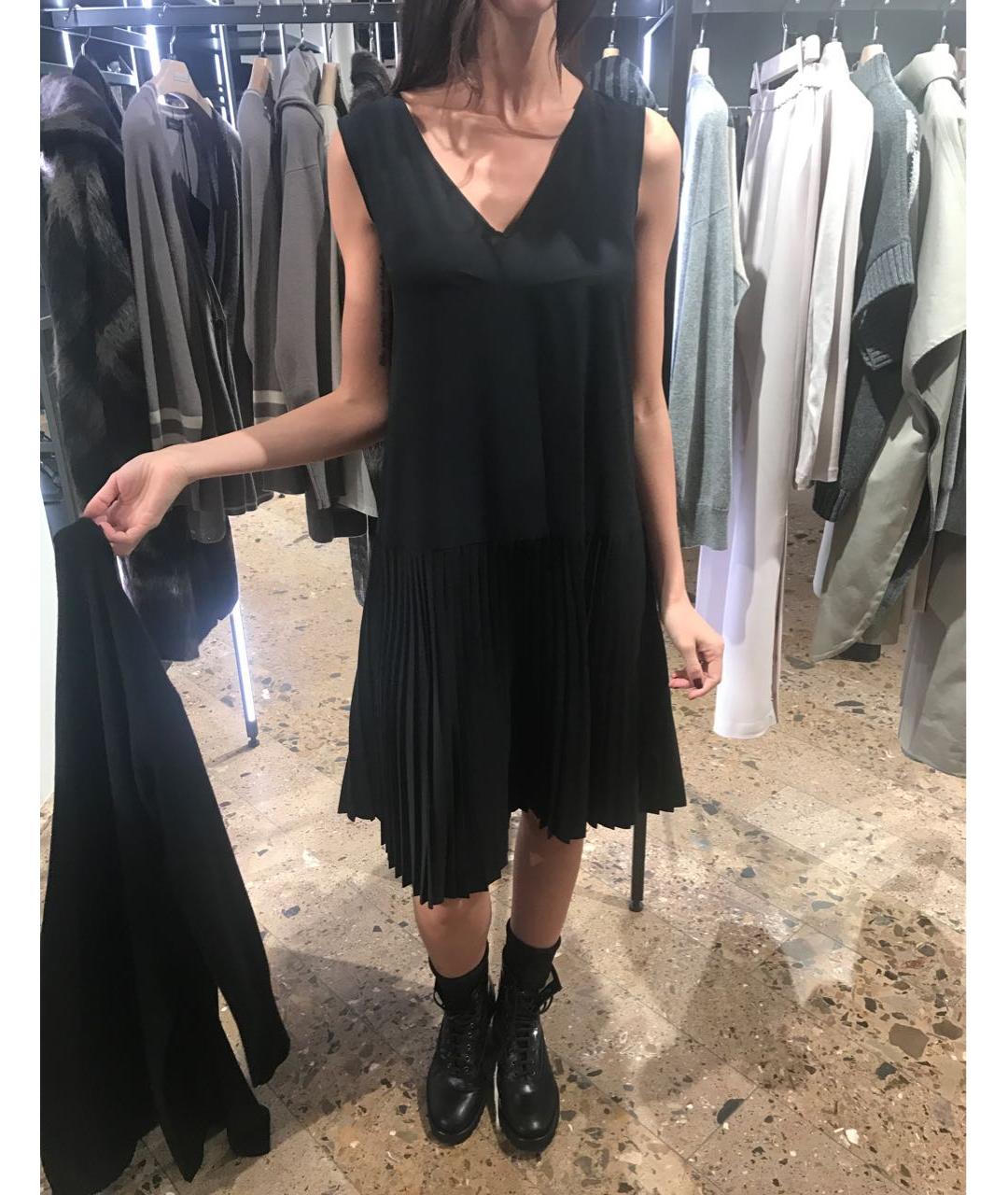 FABIANA FILIPPI Черные кожаные ботинки, фото 4