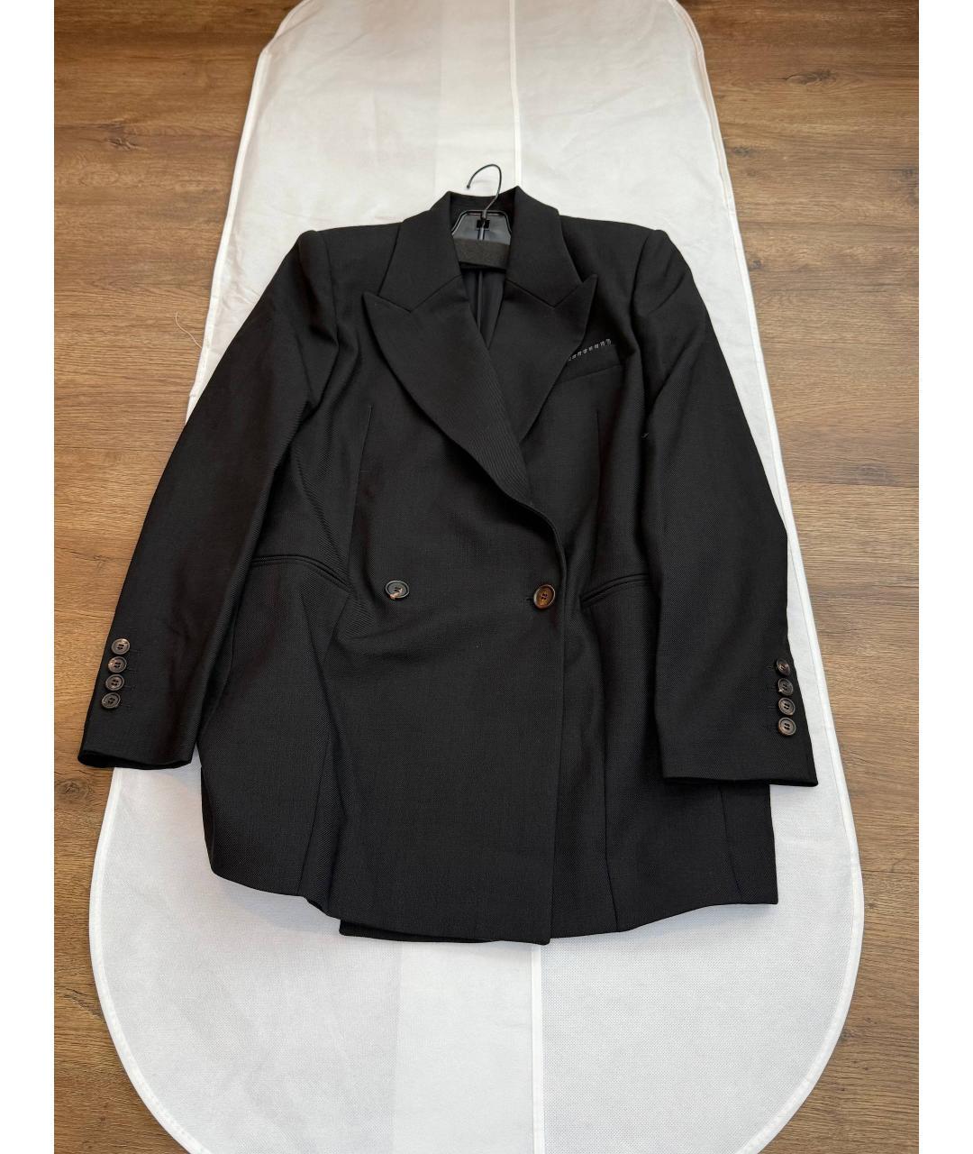 BRUNELLO CUCINELLI Черный шерстяной жакет/пиджак, фото 7