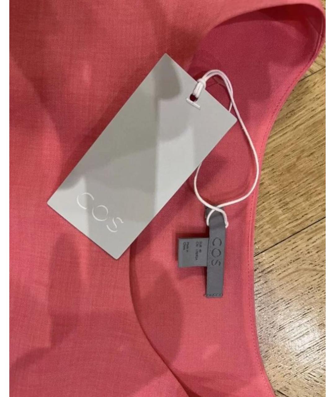 COS Розовая хлопковая блузы, фото 5